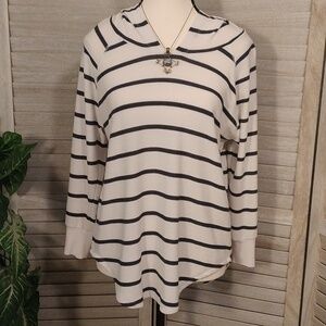 ⚜️ Chaser Hooded Striped Pullover